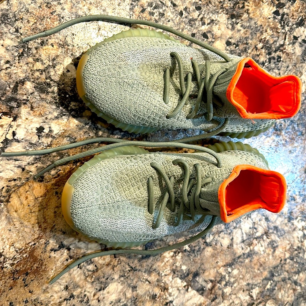 2020 Yeezy Boost 350 V2 ‘Desert Sage’. Worn 1 time. No longer have box.